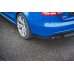 Боковые накладки сплиттеры на задний бампер на Audi A4 S-Line / S4 B8 Sedan